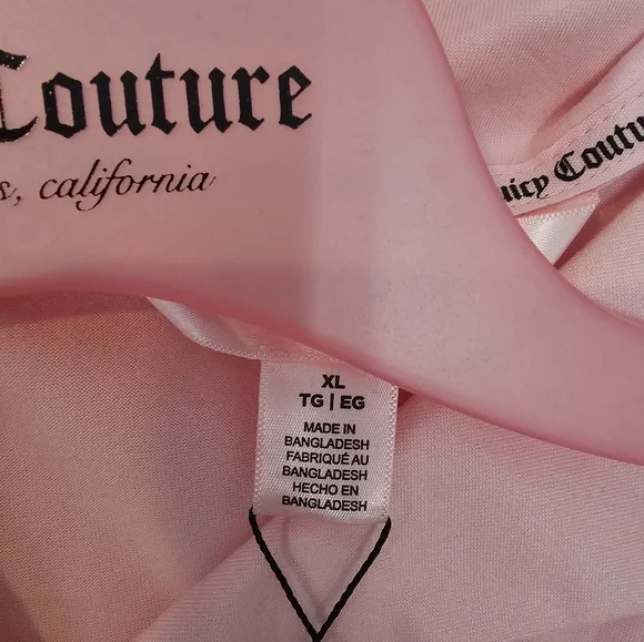 NWT Juicy Couture Light Pink Pajama Set Xl - Picture 5 of 8